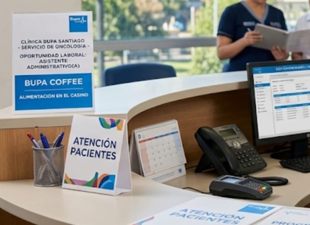 Asistente Administrativo para el Servicio de Oncología en Clínica Bupa