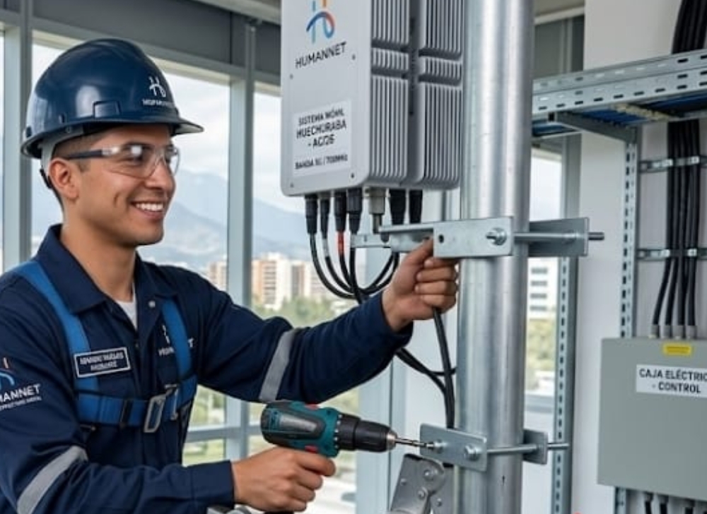 Ayudante de Montajista para Infraestructura Tecnológica y Movilidad