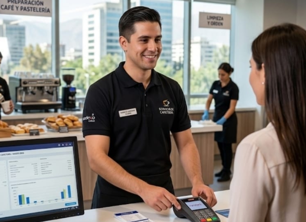 Operador de tienda, Cajero de Cafetería para Importante Corporación